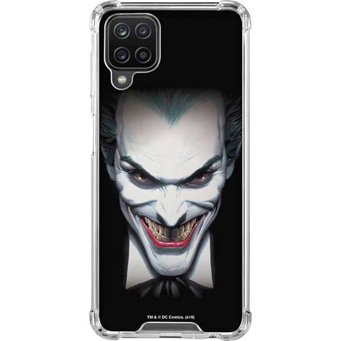 DC Comics The Joker Portrait by Alex Ross Galaxy A12 Clear Case