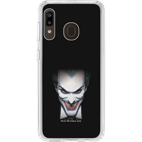 DC Comics The Joker Portrait by Alex Ross Galaxy A20 Clear Case