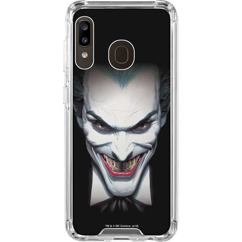 DC Comics The Joker Portrait by Alex Ross Galaxy A30 Clear Case