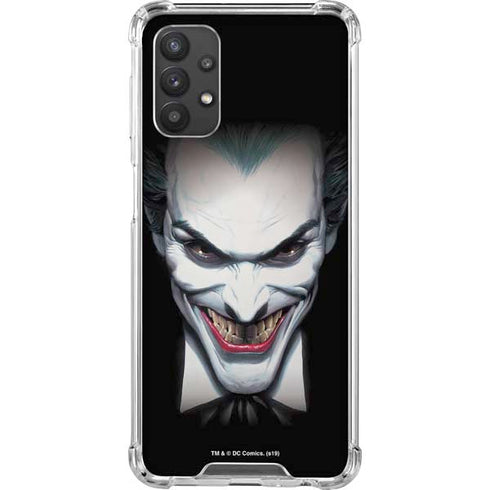 DC Comics The Joker Portrait by Alex Ross Galaxy A32 5G Clear Case