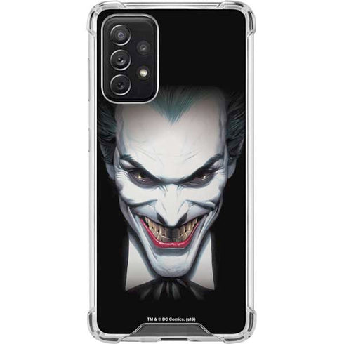 DC Comics The Joker Portrait by Alex Ross Galaxy A72 5G Clear Case