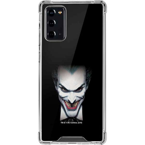 DC Comics The Joker Portrait by Alex Ross Galaxy Note20 5G Clear Case