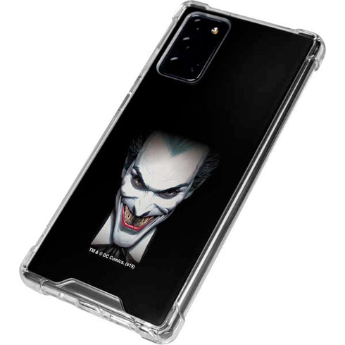 DC Comics The Joker Portrait by Alex Ross Galaxy Note20 5G Clear Case