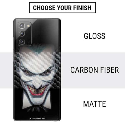 DC Comics The Joker Portrait by Alex Ross Galaxy Note20 5G Skin