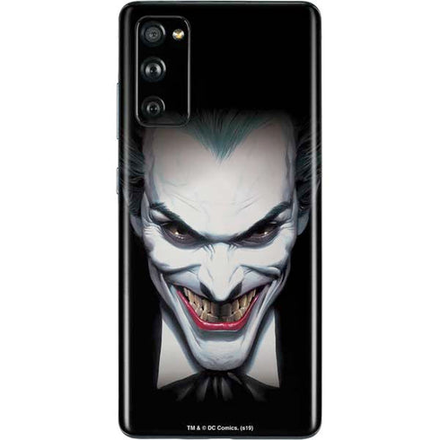 DC Comics The Joker Portrait by Alex Ross Galaxy S20 Fan Edition Skin