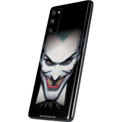 DC Comics The Joker Portrait by Alex Ross Galaxy S20 Fan Edition Skin