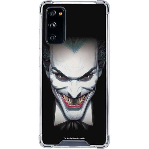 DC Comics The Joker Portrait by Alex Ross Galaxy S20 FE Clear Case
