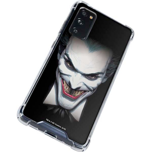 DC Comics The Joker Portrait by Alex Ross Galaxy S20 FE Clear Case