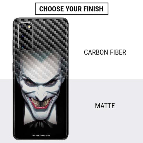 DC Comics The Joker Portrait by Alex Ross Galaxy S20 Skin