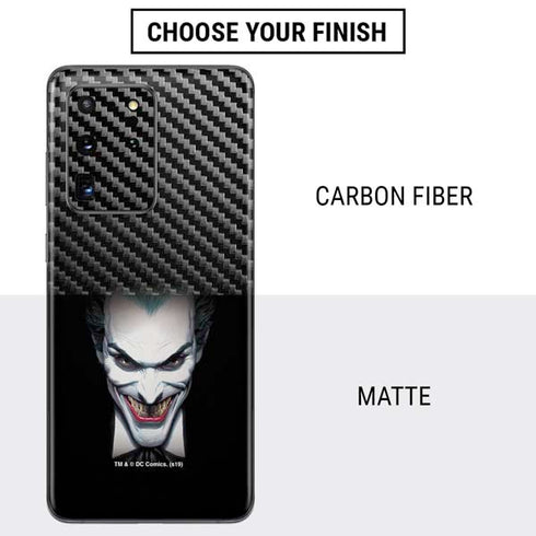 DC Comics The Joker Portrait by Alex Ross Galaxy S20 Ultra 5G Skin
