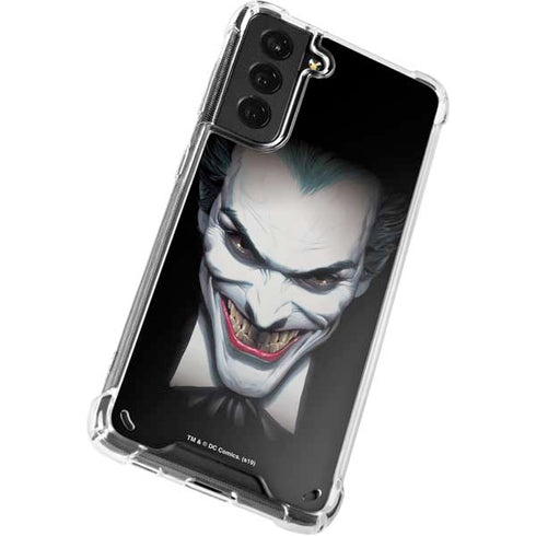 DC Comics The Joker Portrait by Alex Ross Galaxy S21 5G Clear Case