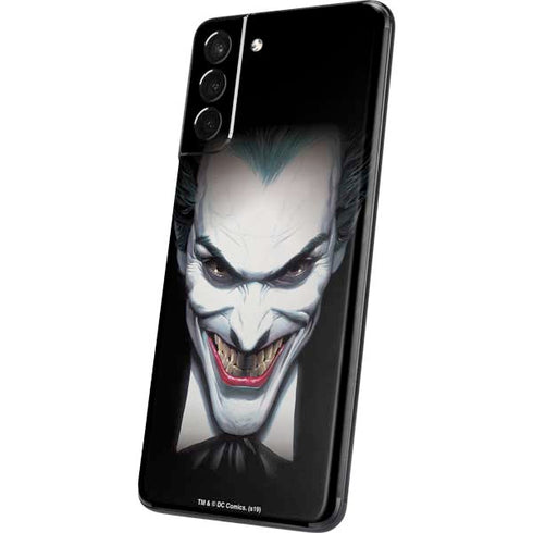 DC Comics The Joker Portrait by Alex Ross Galaxy S21 Plus 5G Skin
