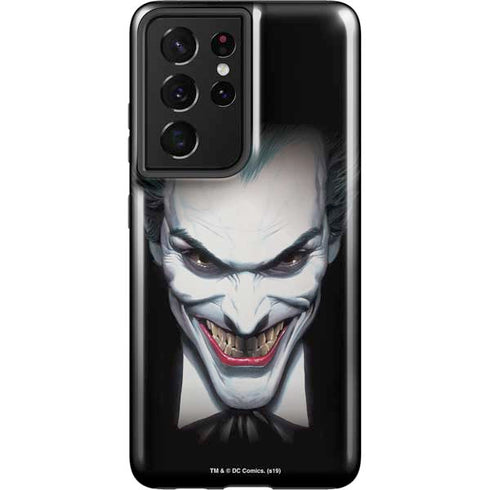 DC Comics The Joker Portrait by Alex Ross Galaxy S21 Ultra 5G Pro Case