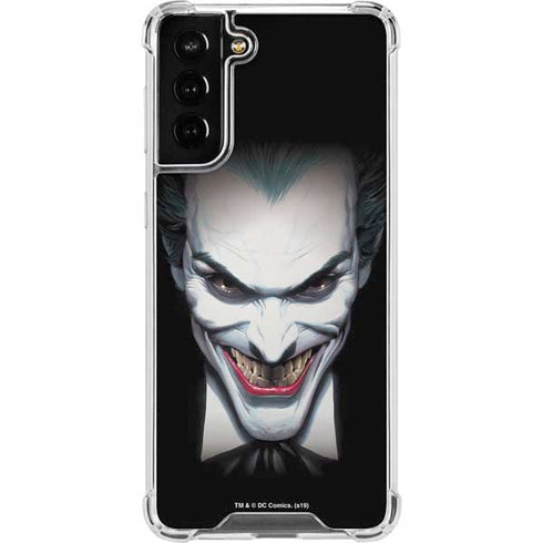 DC Comics The Joker Portrait by Alex Ross Galaxy S22 Plus Clear Case