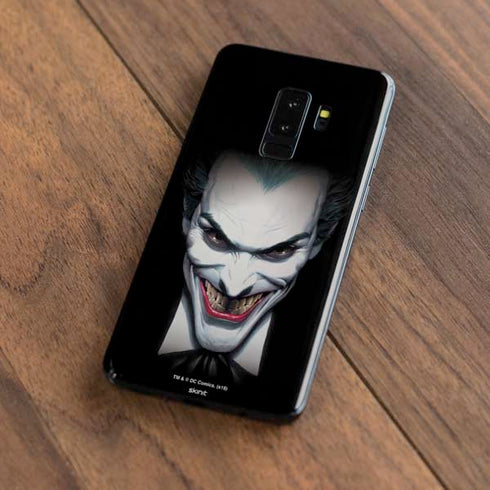 DC Comics The Joker Portrait by Alex Ross Galaxy S9 Plus Skin