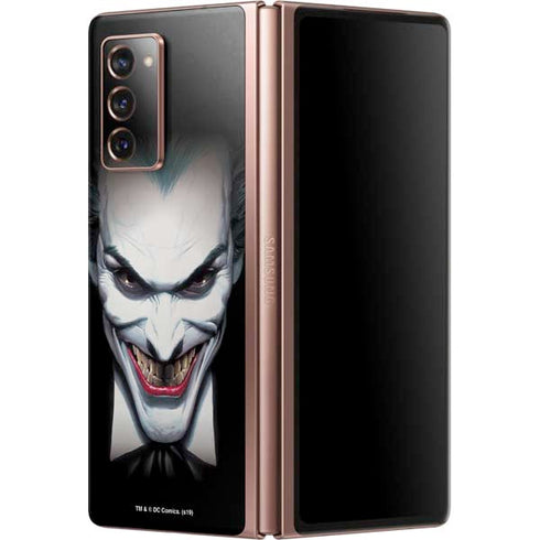 DC Comics The Joker Portrait by Alex Ross Galaxy Z Fold2 5G Skin