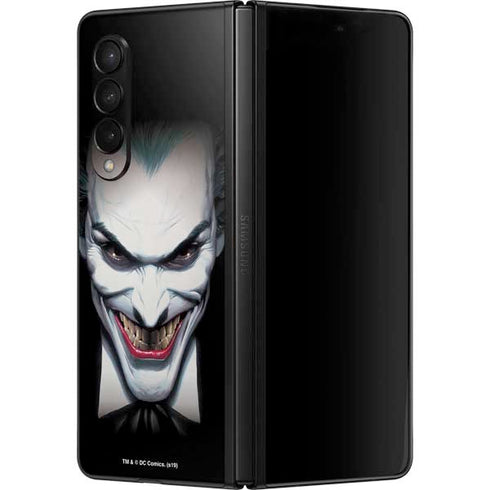 DC Comics The Joker Portrait by Alex Ross Galaxy Z Fold3 5G Skin
