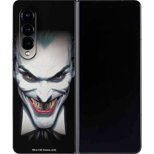 DC Comics The Joker Portrait by Alex Ross Galaxy Z Fold4 5G Skin