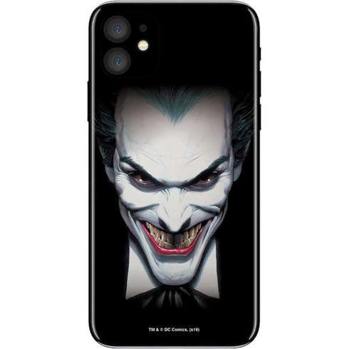 DC Comics The Joker Portrait by Alex Ross iPhone 11 Skin