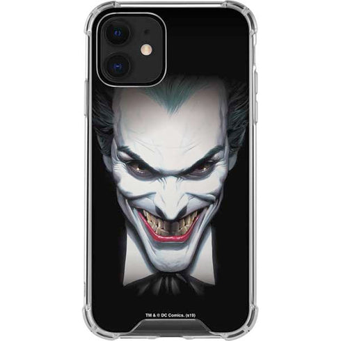 DC Comics The Joker Portrait by Alex Ross iPhone 12 Clear Case