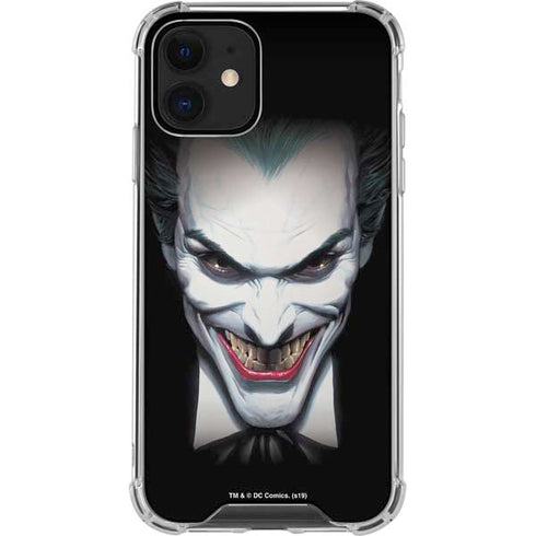 DC Comics The Joker Portrait by Alex Ross iPhone 12 Mini Clear Case