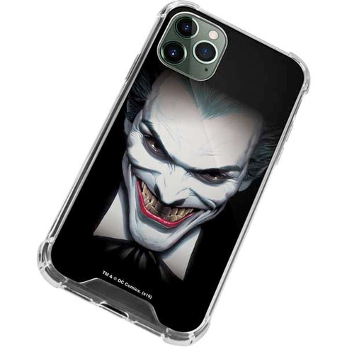 DC Comics The Joker Portrait by Alex Ross iPhone 12 Pro Clear Case