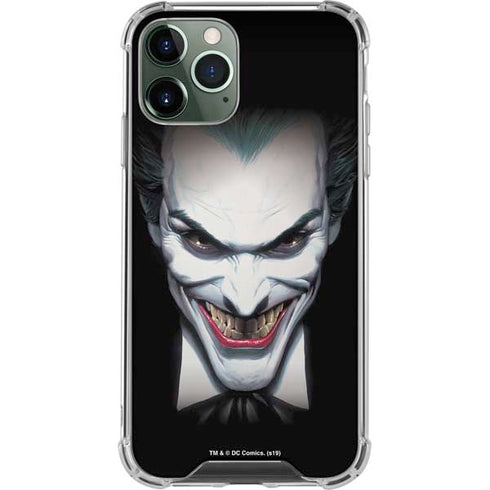 DC Comics The Joker Portrait by Alex Ross iPhone 12 Pro Max Clear Case