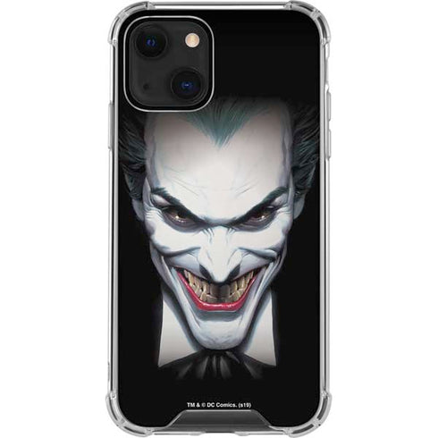 DC Comics The Joker Portrait by Alex Ross iPhone 13 Mini Clear Case