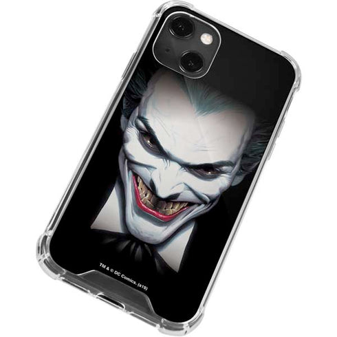 DC Comics The Joker Portrait by Alex Ross iPhone 13 Mini Clear Case
