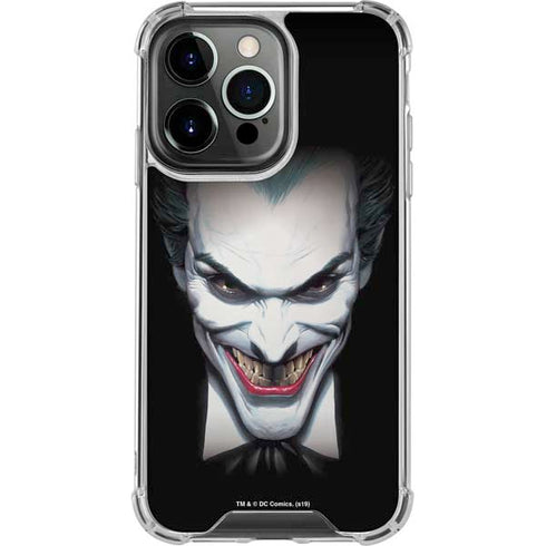 DC Comics The Joker Portrait by Alex Ross iPhone 13 Pro Clear Case