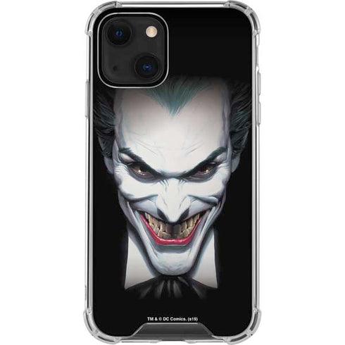 DC Comics The Joker Portrait by Alex Ross iPhone 14 Clear Case