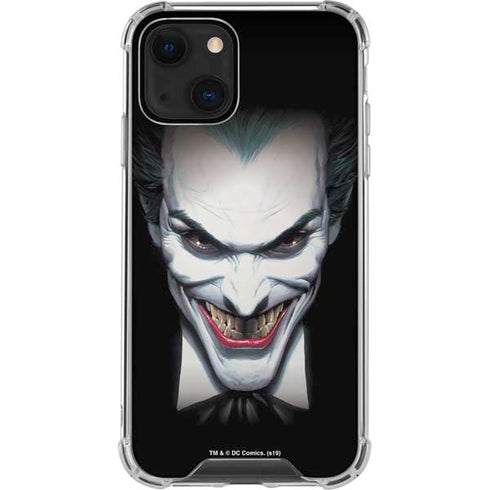 DC Comics The Joker Portrait by Alex Ross iPhone 14 Plus Clear Case