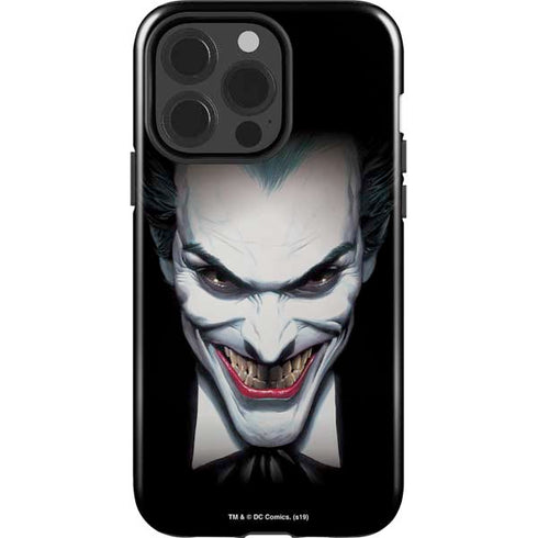DC Comics The Joker Portrait by Alex Ross iPhone 14 Pro Impact Case