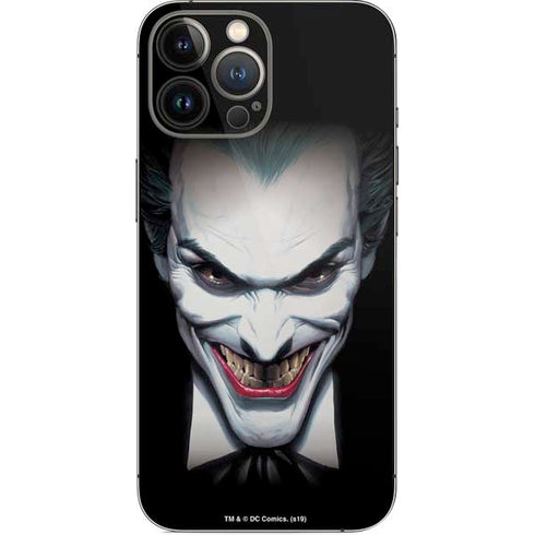 DC Comics The Joker Portrait by Alex Ross iPhone 14 Pro Max Skin