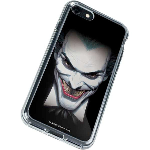 DC Comics The Joker Portrait by Alex Ross iPhone SE (2nd & 3rd Gen) Clear Case