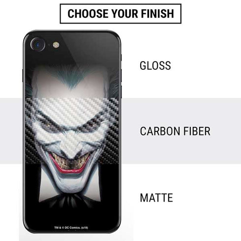DC Comics The Joker Portrait by Alex Ross iPhone SE (2nd & 3rd Gen) Skin