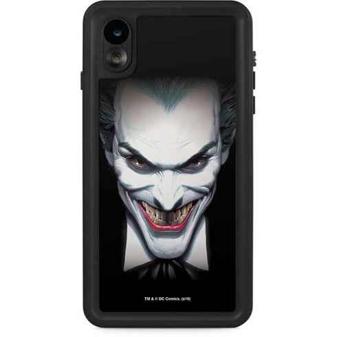 DC Comics The Joker Portrait by Alex Ross iPhone XR Waterproof Case