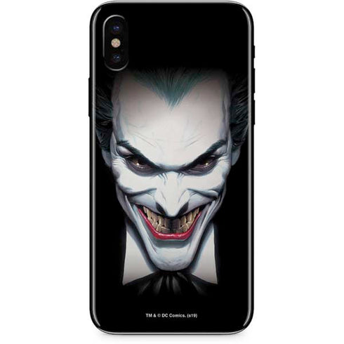 DC Comics The Joker Portrait by Alex Ross iPhone XS Skin
