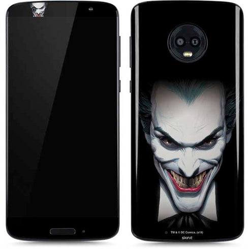 DC Comics The Joker Portrait by Alex Ross Moto G6 Skin