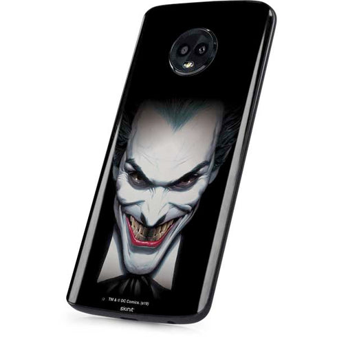 DC Comics The Joker Portrait by Alex Ross Moto G6 Skin