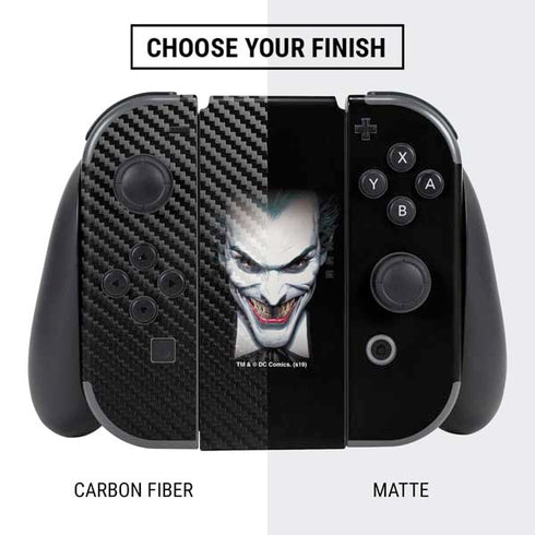 DC Comics The Joker Portrait by Alex Ross Nintendo Switch Bundle Skin