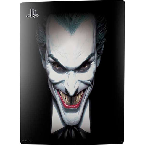 DC Comics The Joker Portrait by Alex Ross PS5 Digital Edition Console Skin