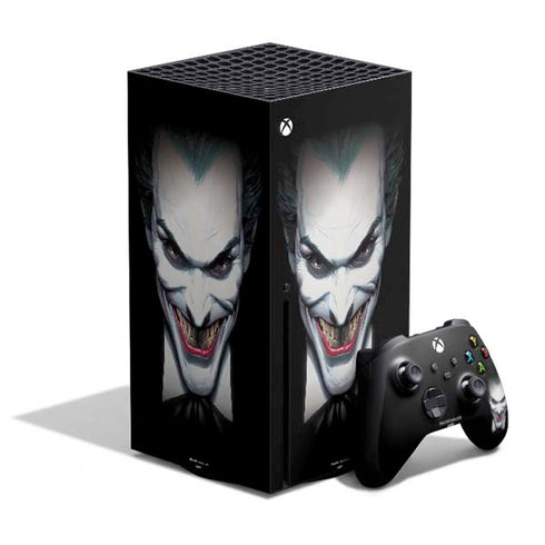 DC Comics The Joker Portrait by Alex Ross Xbox Series X Bundle Skin