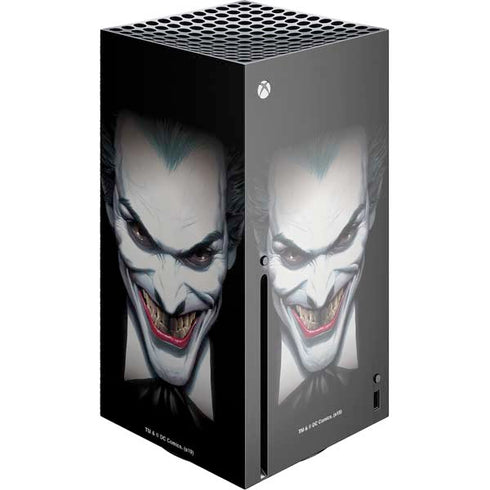 DC Comics The Joker Portrait by Alex Ross Xbox Series X Console Skin