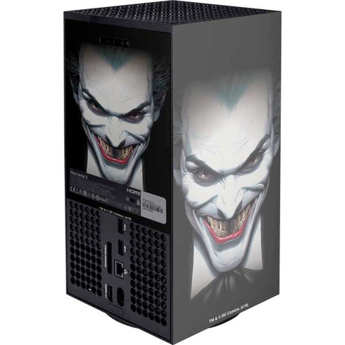 DC Comics The Joker Portrait by Alex Ross Xbox Series X Console Skin
