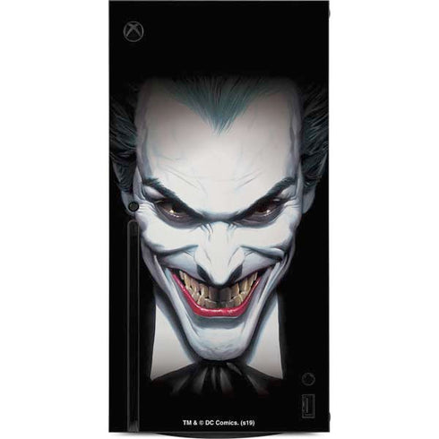 DC Comics The Joker Portrait by Alex Ross Xbox Series X Console Skin