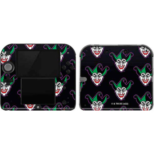 DC Comics The Joker Logo Pattern Nintendo 2DS Skin