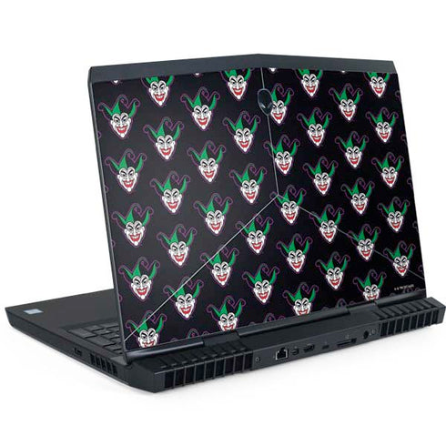 DC Comics The Joker Logo Pattern Dell Alienware Skin
