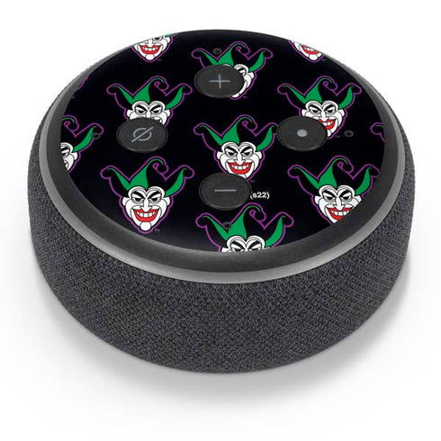 DC Comics The Joker Logo Pattern Amazon Echo Dot Skin