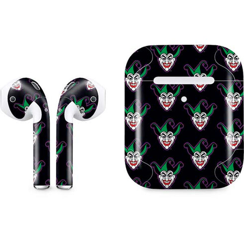 DC Comics The Joker Logo Pattern Apple AirPods 2 Skin